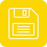 Floppy Disk Vector Icon Design Illustration