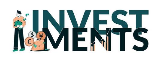 Investment Portfolio Concept vector