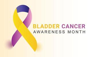 Bladder Cancer Awareness Month May. vector Template  background, banner, card, poster