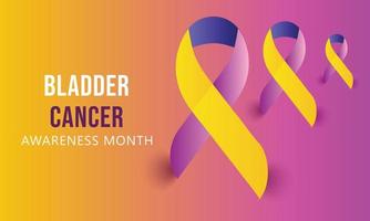 Bladder Cancer Awareness Month May. vector Template  background, banner, card, poster