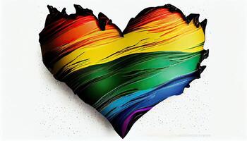 Pride Heart Pride Month and Day love conquers all photo