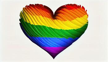 Pride Heart Pride Month and Day love conquers all photo