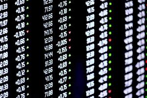 Stock Exchange Financial Data Chart photo
