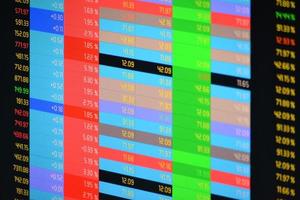 Stock Exchange Financial Data Chart photo