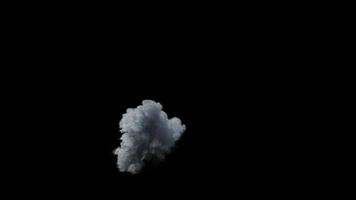 colorize wispy smoke steam background video