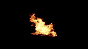 fire background for VFX Burning flame Element video