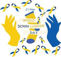 World Down Syndrome Day vector