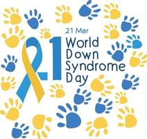 World Down Syndrome Day vector