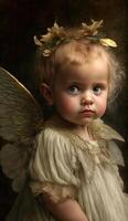 a baby in fairy dress photo