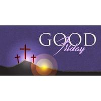 Good Friday christian jesus silhouette background sunset photo