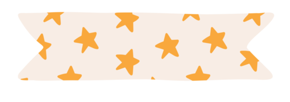 pezzi di colorato album washi nastro striscia, etichetta etichetta, decorativo scotch. stampabile adesivi con stelle per progettista o rivista png