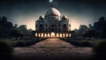 Humayuns Tomb Illustration photo