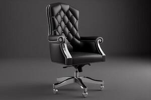 Black office chair photo