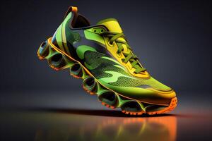 colorful sport shoes photo