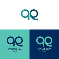 Simple and elegant Letter AE logo, with beautiful gradient colors. suitable for strengthening your business identity. vector