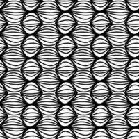 White and black. Vector geometric seamless pattern