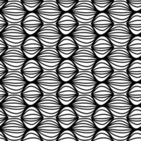 White and black. Vector geometric seamless pattern