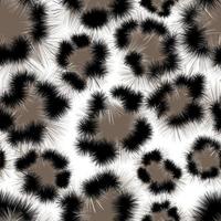Leopard skin seamless pattern vector
