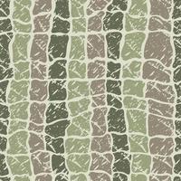 Modern abstract geometric pattern. Creative collage with shapes in trendy cool olive tones. vector