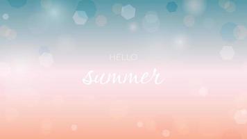 summer vector background