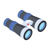 Trendy Binoculars Concepts vector