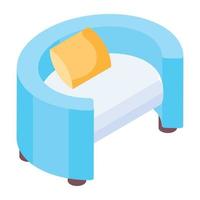 Trendy Couch Concepts vector