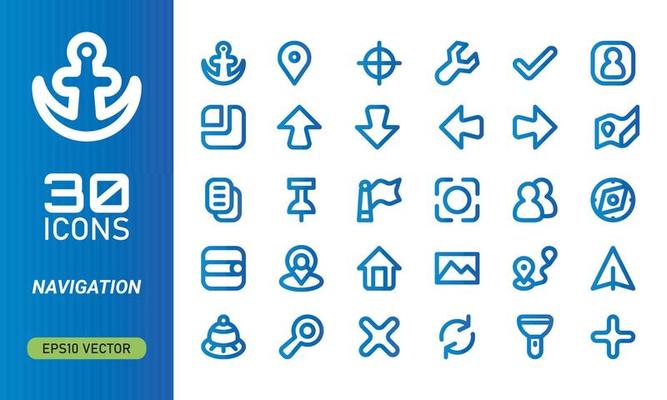 Navigation Icons and Symbols