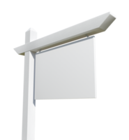 Blank Real Estate Sign - Transparent PNG. png