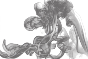 Smoke Rising Transparent PNG - Generative AI.