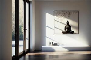 Warm Peaceful Zen Room - . photo