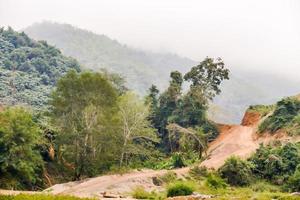 Rural landscape in Asia photo