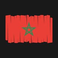 vector de bandera de marruecos