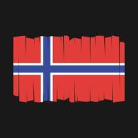 vector de bandera de noruega