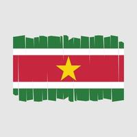 vector de bandera de surinam