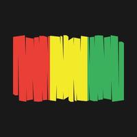 Guinea Flag Vector