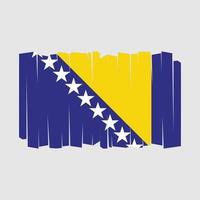 vector de bandera de bosnia