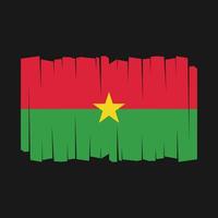 vector de bandera de burkina faso