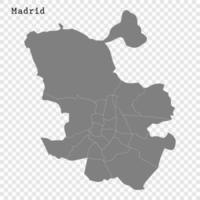 alto calidad mapa ciudad vector