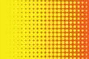 Abstract vector comics pop art style template,yellow and red halftone background