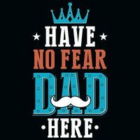 Father's day typography tshirt design vector design