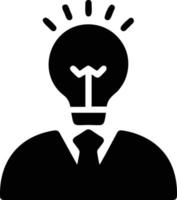 Idea solution icon symbol vector image. Illustration of the creative innovation concept design. EPS 10