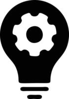 Idea solution icon symbol vector image. Illustration of the creative innovation concept design. EPS 10
