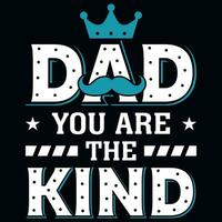 Father's day typography tshirt design vector design