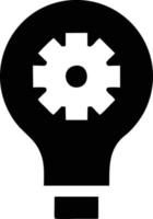 Idea solution icon symbol vector image. Illustration of the creative innovation concept design. EPS 10