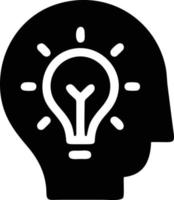 Idea solution icon symbol vector image. Illustration of the creative innovation concept design. EPS 10