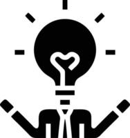 Idea solution icon symbol vector image. Illustration of the creative innovation concept design. EPS 10