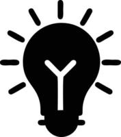 Idea solution icon symbol vector image. Illustration of the creative innovation concept design. EPS 10