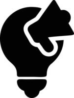 Idea solution icon symbol vector image. Illustration of the creative innovation concept design. EPS 10