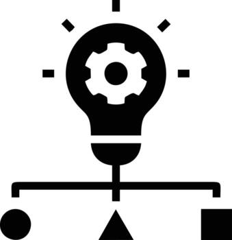 idea solución icono símbolo vector imagen. ilustración de el creativo innovación concepto diseño. eps 10