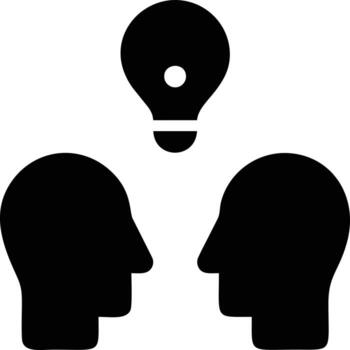 Idea solution icon symbol vector image. Illustration of the creative innovation concept design. EPS 10